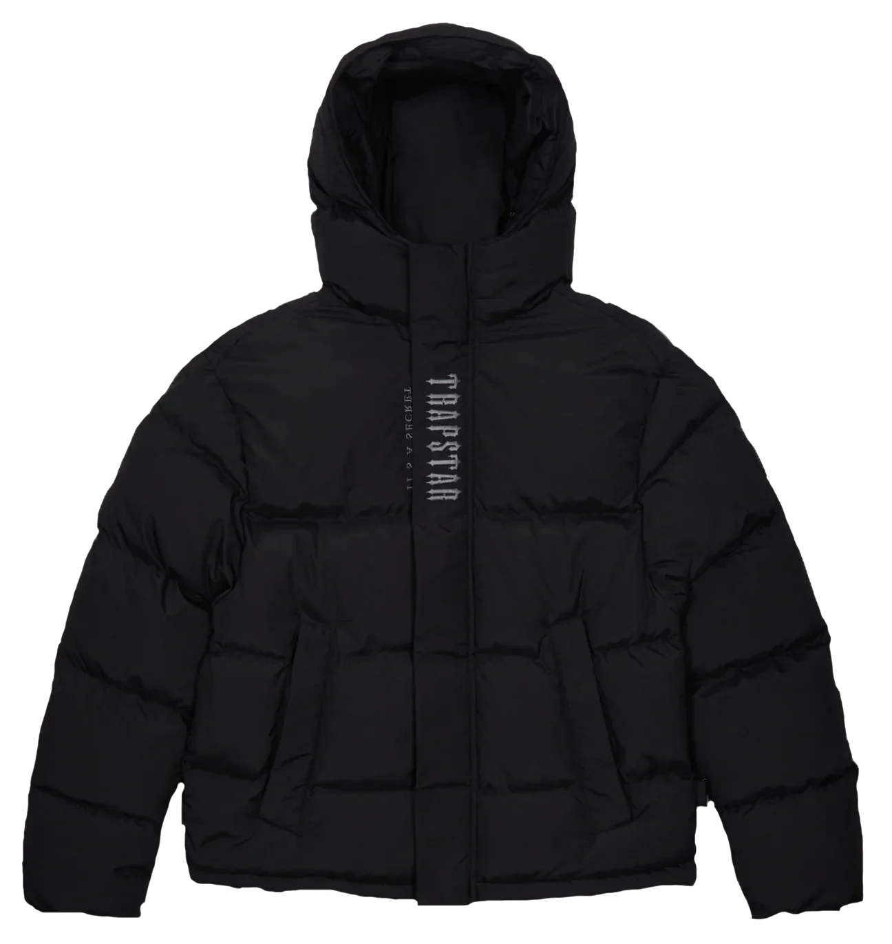 TRAPSTAR DECODED HOODED PUFFER 2.0 (BLACK)