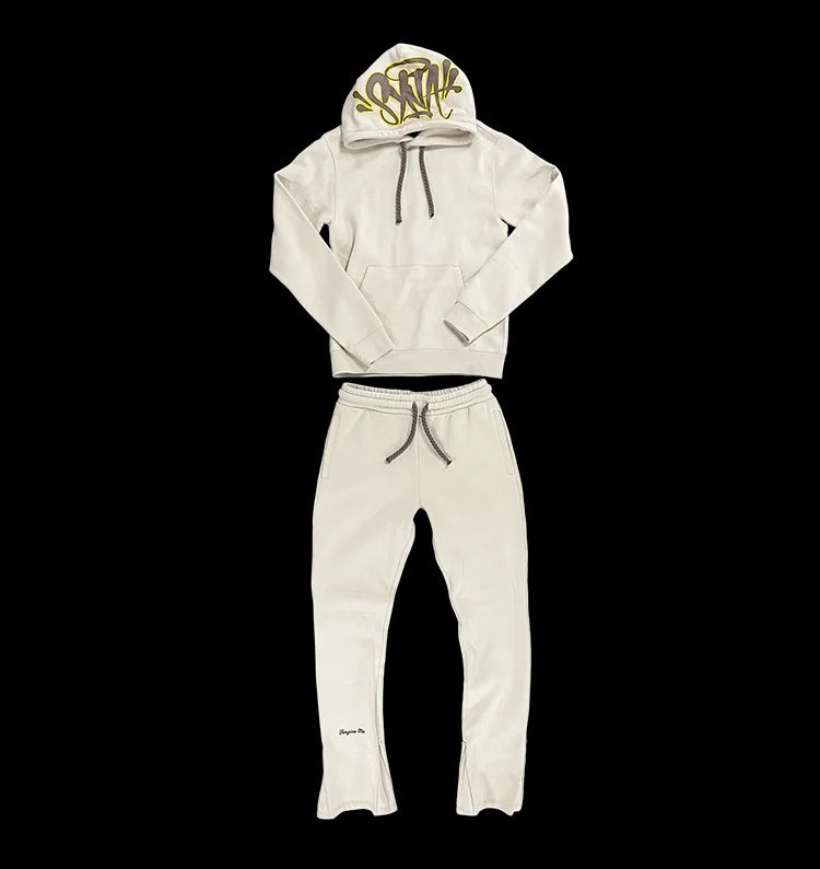 SYNAWORLD 'SYNA LOGO' TRACKSUIT - (CREAM)