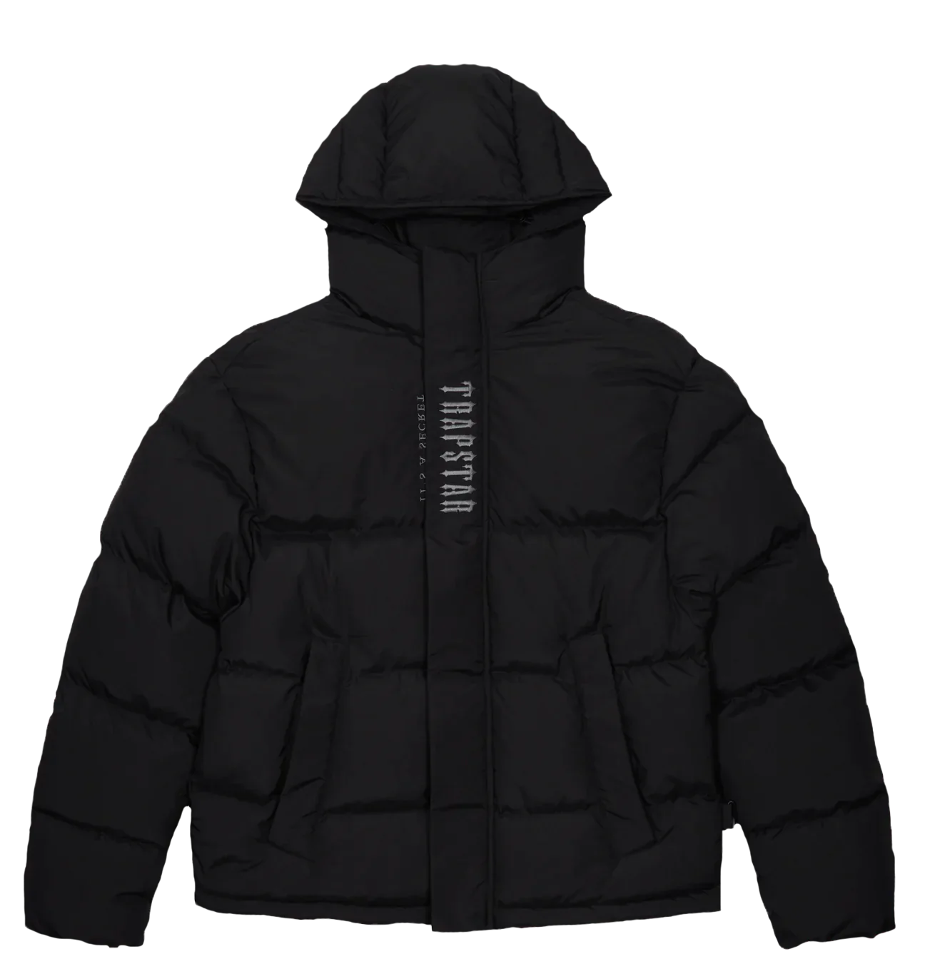 TRAPSTAR DECODED HOODED PUFFER 2.0 (BLACK)