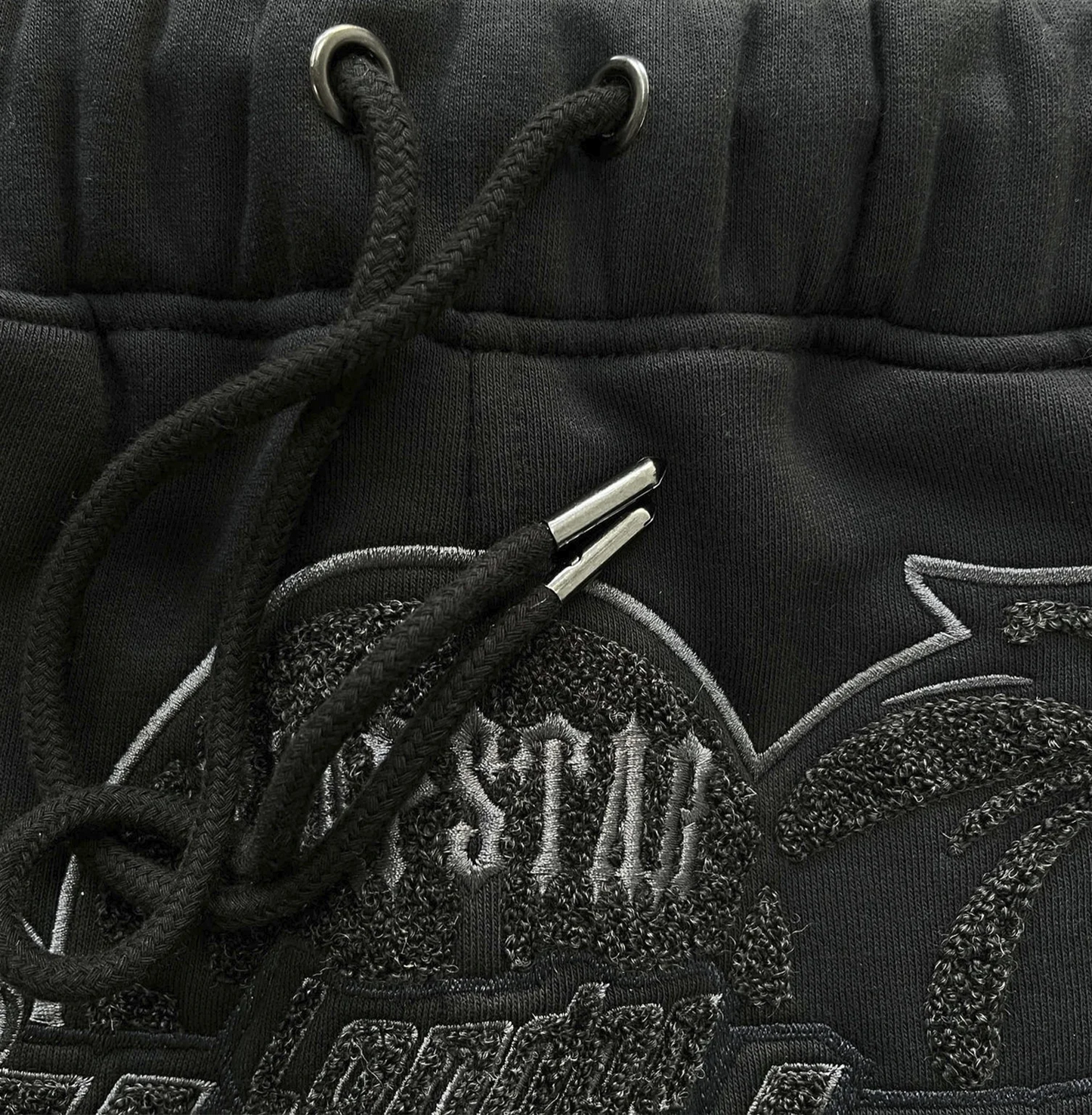 TRAPSTAR SHOOTERS HOODED TRACKSUIT (BLACK MONOCHROME EDITION)