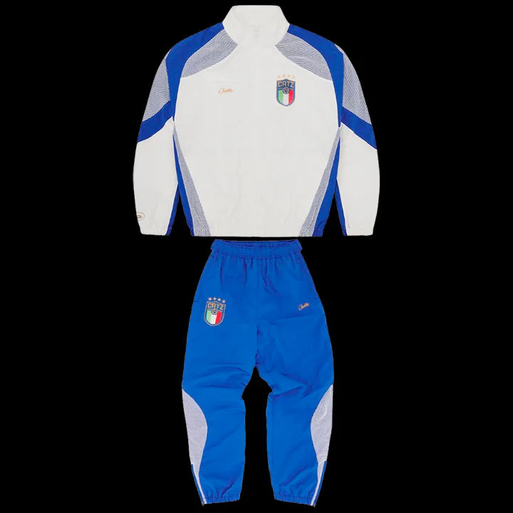 CORTEIZ ITALIA OLYMPIC SHUKU TRACKSUIT (WHITE/BLUE)