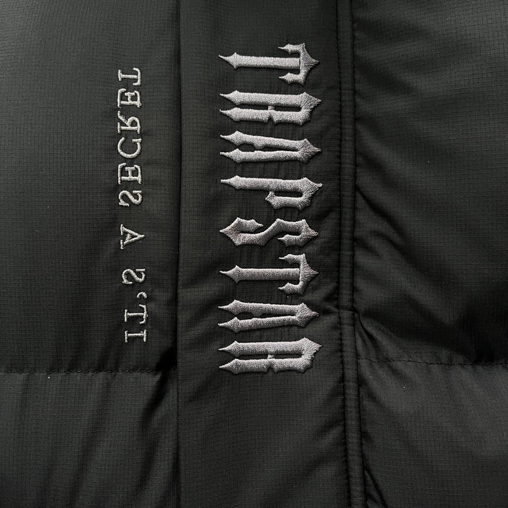 TRAPSTAR DECODED HOODED PUFFER 2.0 (BLACK)