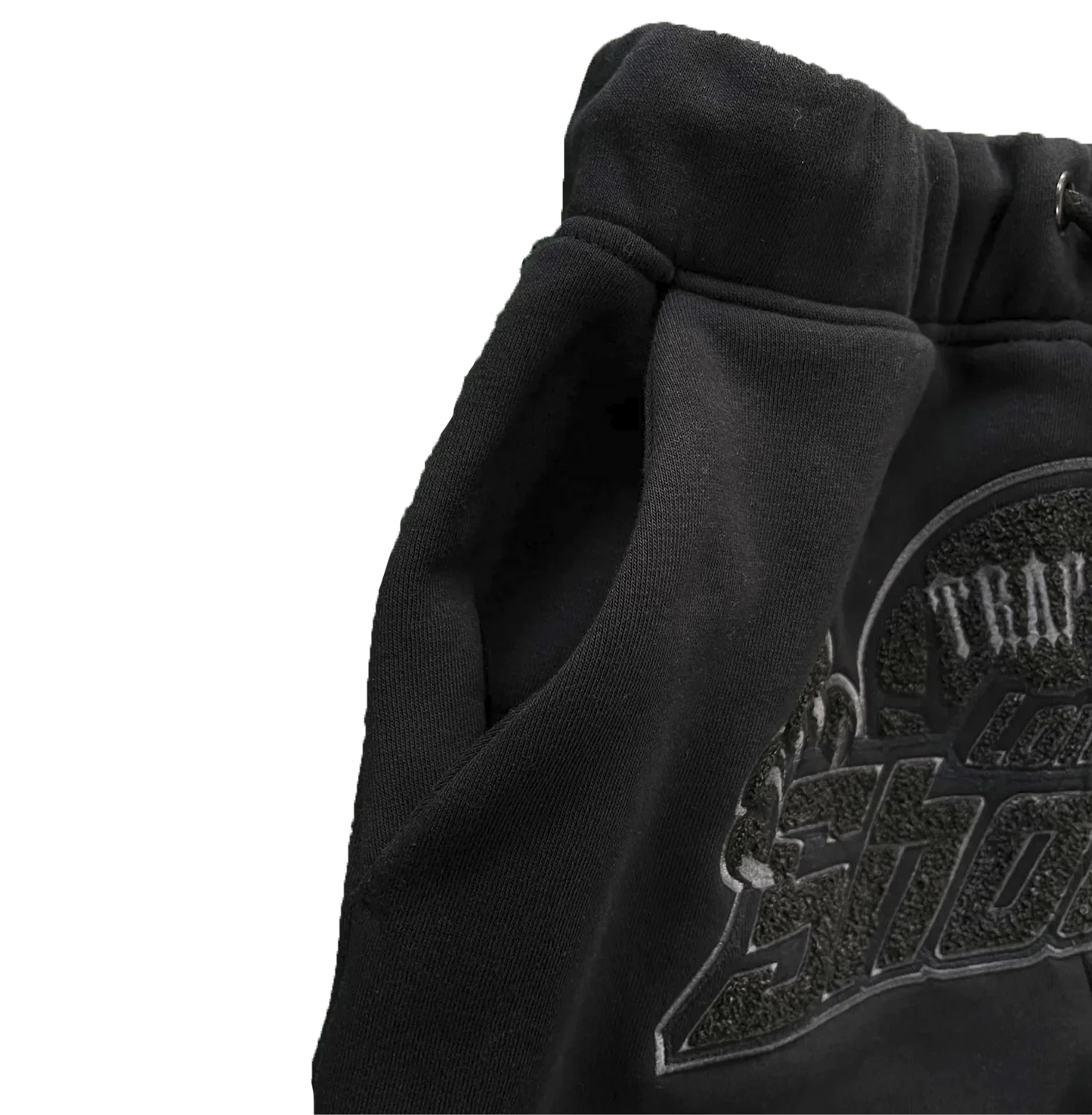 TRAPSTAR SHOOTERS HOODED TRACKSUIT (BLACK MONOCHROME EDITION)