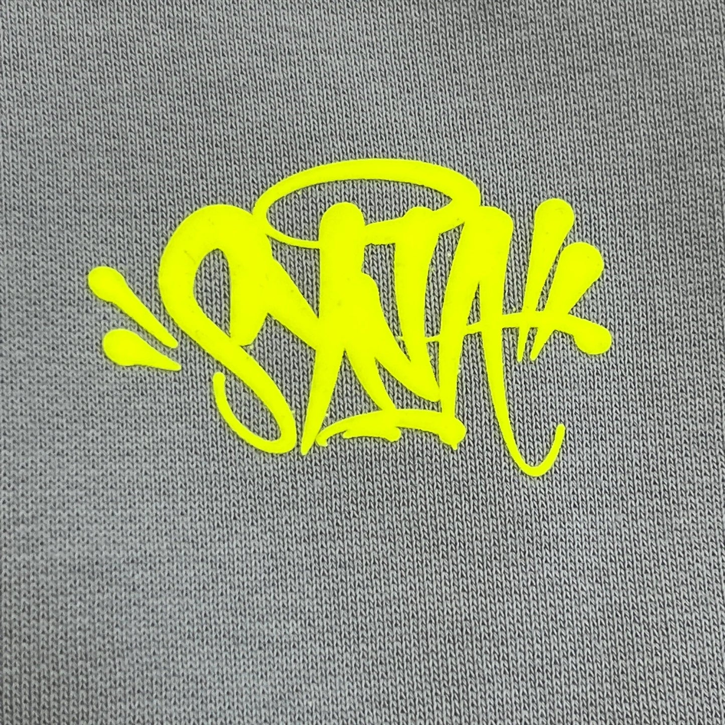 SYNA WORLD PIPE HOODIE & SHORT SET - (GREY/YELLOW)