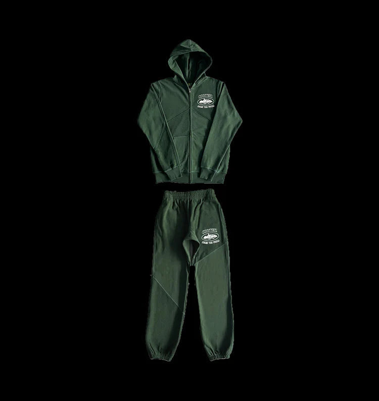 CORTEIZ RTW SUPERIOR V2 TRACKSUIT - (FOREST GREEN)