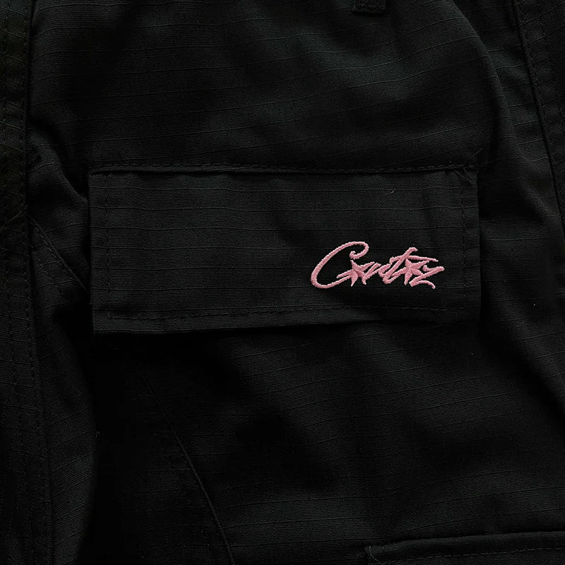 CORTEIZ GUERILLAZ CARGOS (BLACK/PINK)