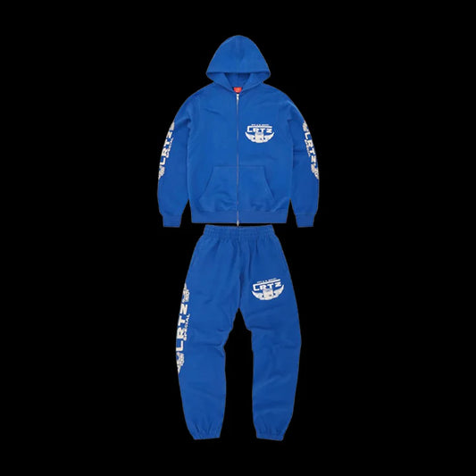 CORTEIZ GASOLINA DOUBLE ZIP TRACKSUIT - (BLUE)