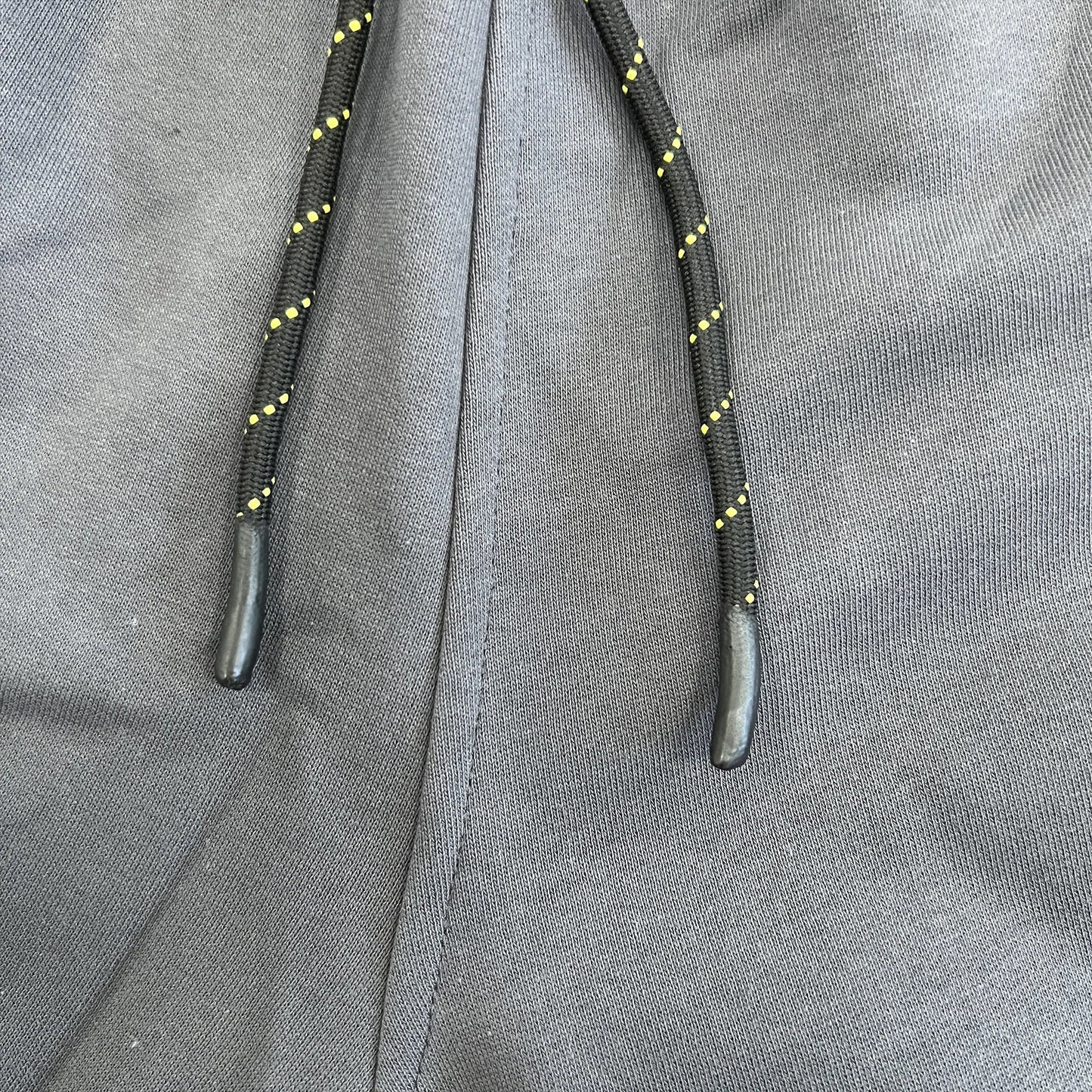 SYNA WORLD PIPE HOODIE & SHORT SET - (GREY/BLACK/YELLOW)