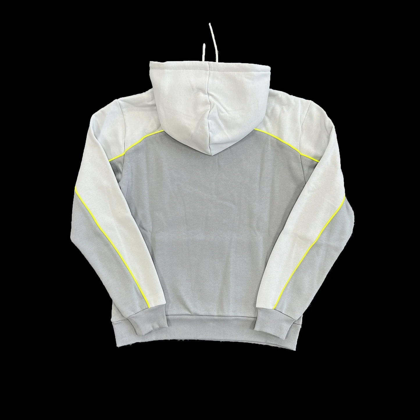 SYNA WORLD PIPE HOODIE & SHORT SET - (GREY/YELLOW)