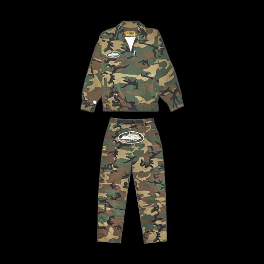 CORTEIZ GUERILLAZ WOODLAND CAMO TRACKSUIT