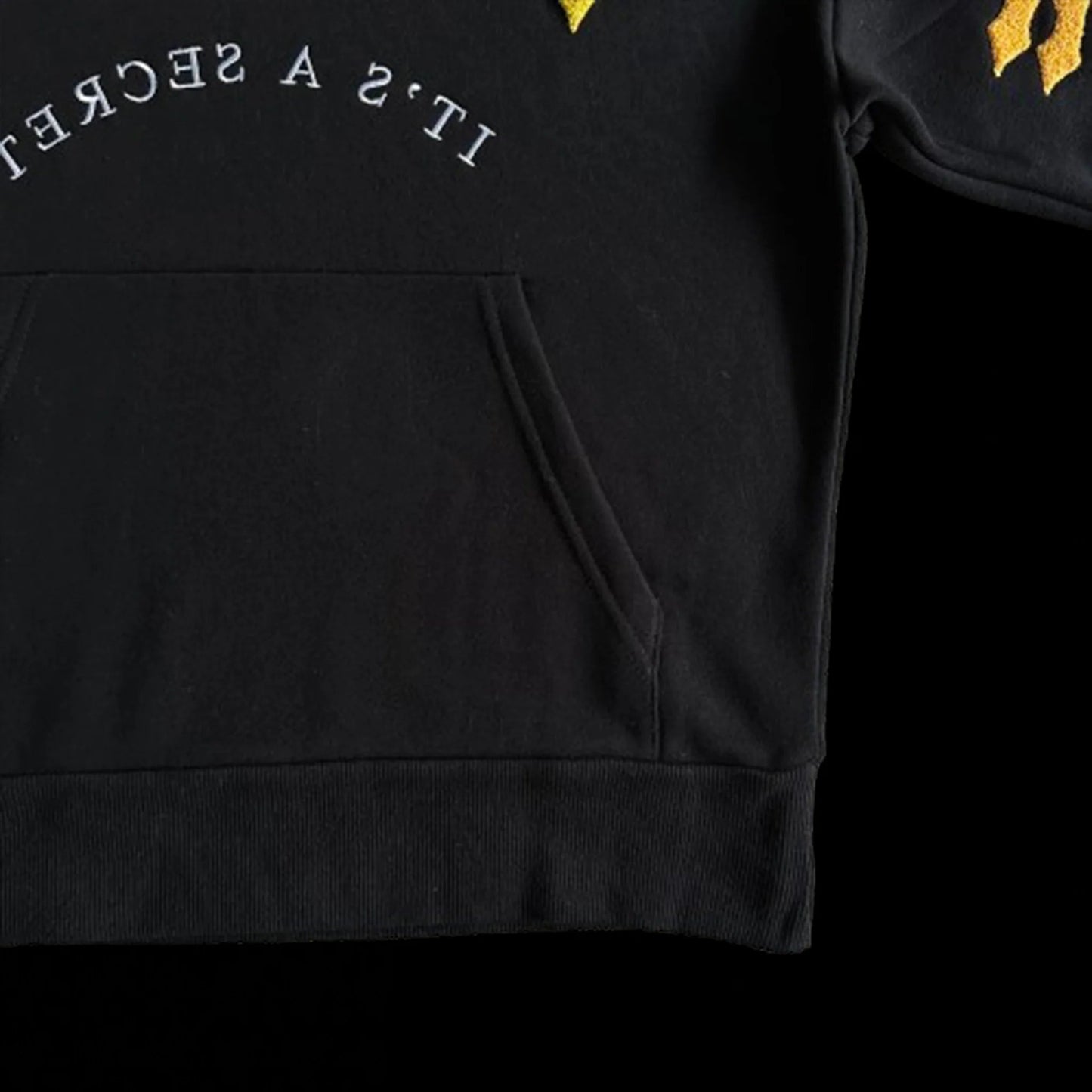 TRAPSTAR IRONGATE ARCH CHENILLE 2.0 TRACKSUIT (BLACK/YELLOW)