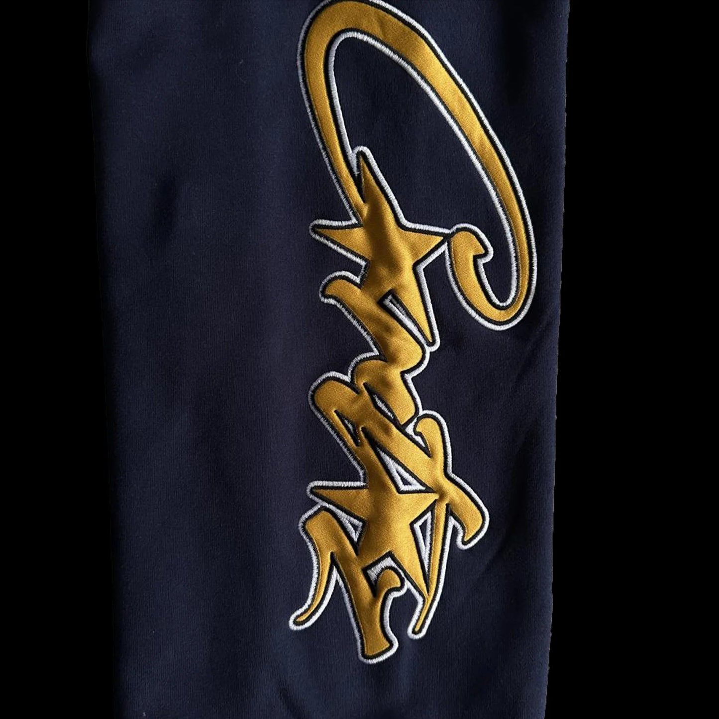 CORTEIZ SATIN APPLIQUE ALLSTARZ TRACKSUIT - (NAVY)