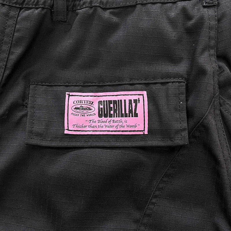 CORTEIZ GUERILLAZ CARGOS (BLACK/PINK)