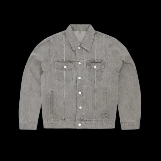 CORTEIZ C-STAR DENIM JACKET (GRAY)