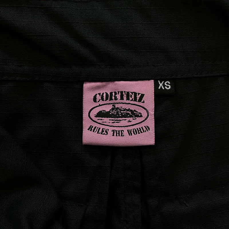 CORTEIZ GUERILLAZ CARGOS (BLACK/PINK)