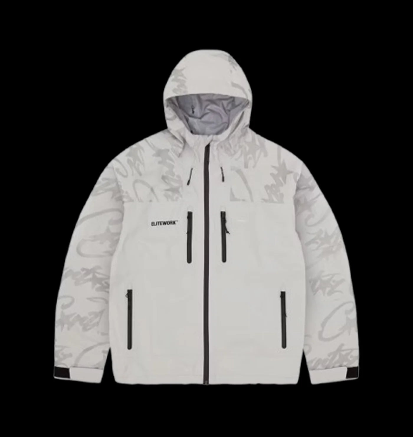 CORTEIZ ELITEWORK WATERPROOF SHELL JACKET (PLATINUM)