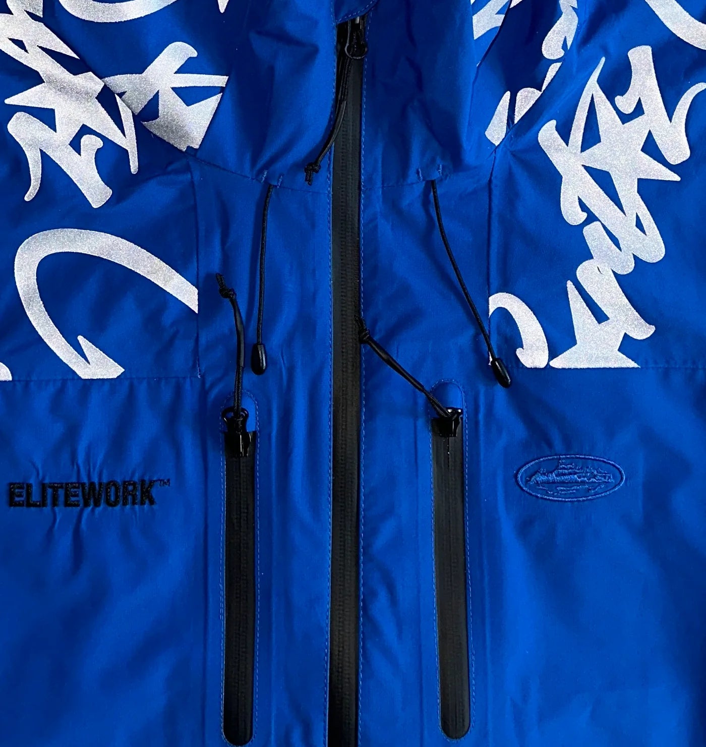 CORTEIZ ELITEWORK WATERPROOF SHELL JACKET (BLUE)