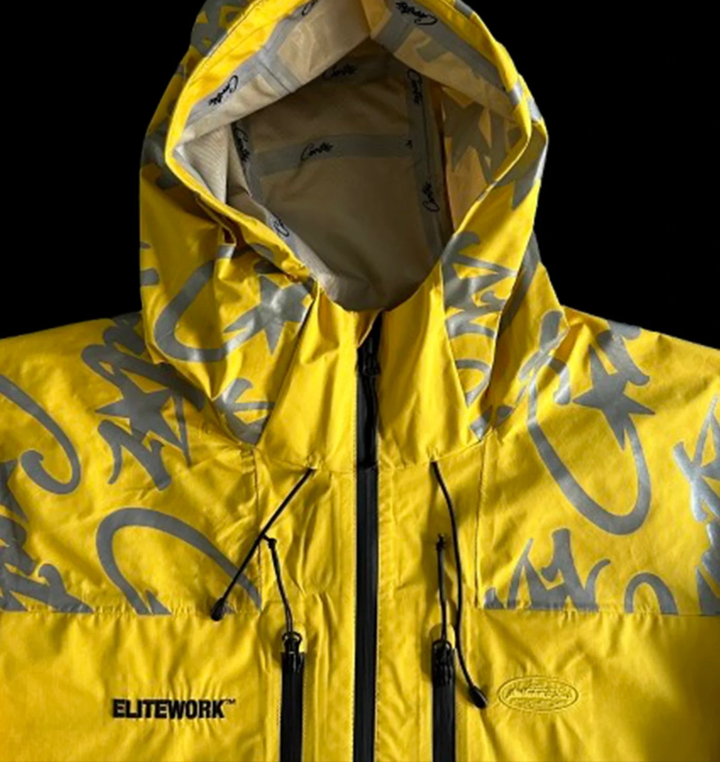 CORTEIZ ELITEWORK WATERPROOF SHELL JACKET (YELLOW)