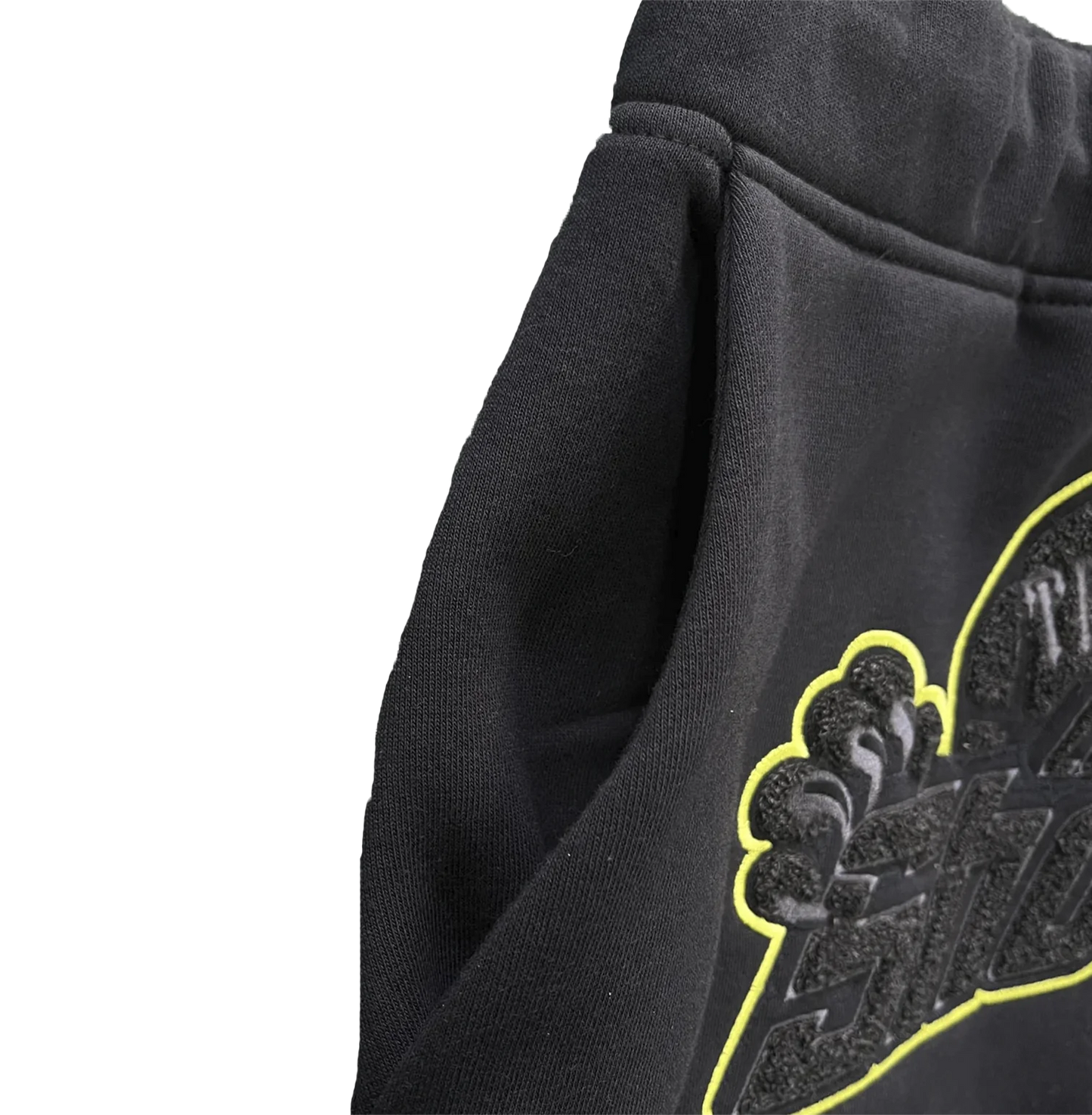 TRAPSTAR SHOOTERS HOODIE TRACKSUIT (BLACK/LIME)