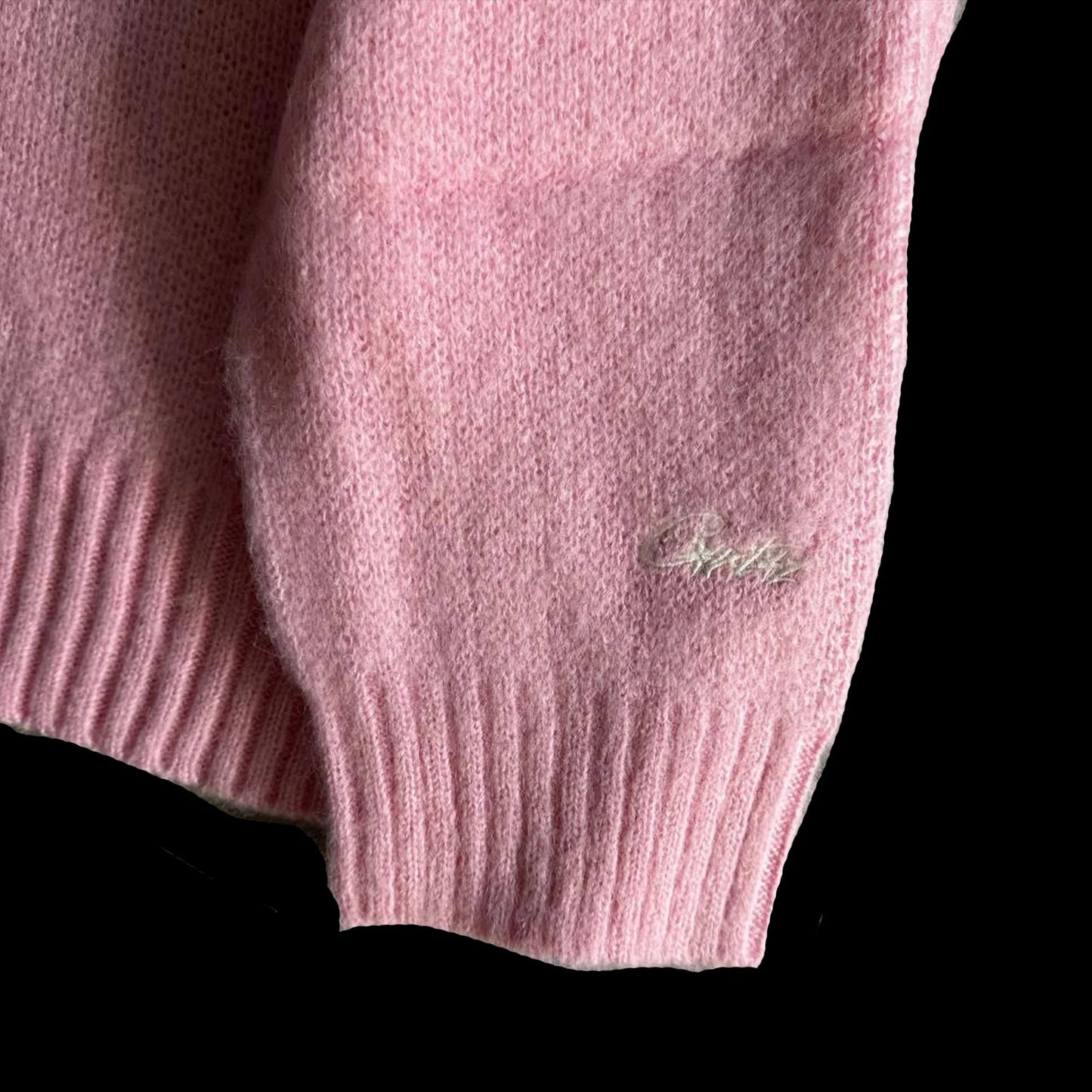 CORTEIZ C STAR GRADIENT MOHAIR KNIT SWEATER (PINK)