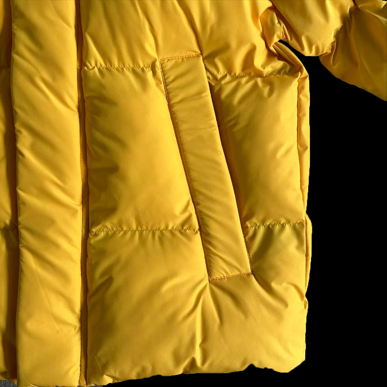 TRAPSTAR IRONGATE ARCH PUFFER AW23 (YELLOW/BLACK)