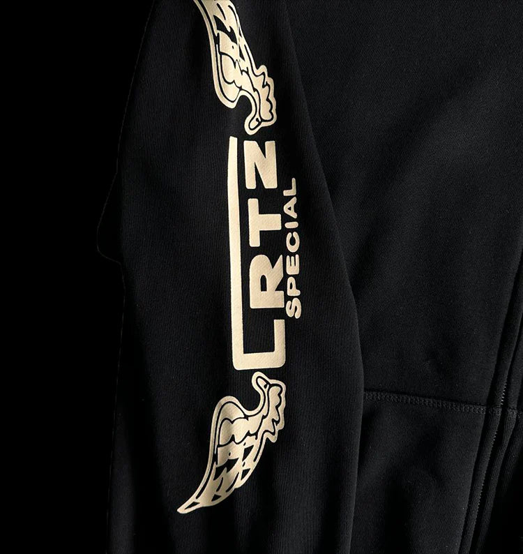 CORTEIZ GASOLINA DOUBLE ZIP TRACKSUIT - (BLACK)