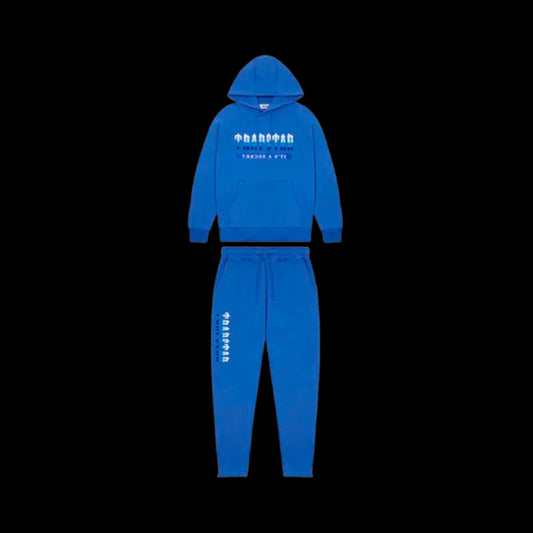 TRAPSTAR CHENILLE DECODED 2.0 HOODED TRACKSUIT (DAZZLING BLUE)