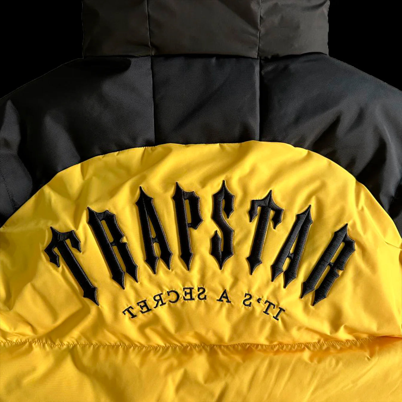 TRAPSTAR IRONGATE ARCH PUFFER AW23 (YELLOW/BLACK)