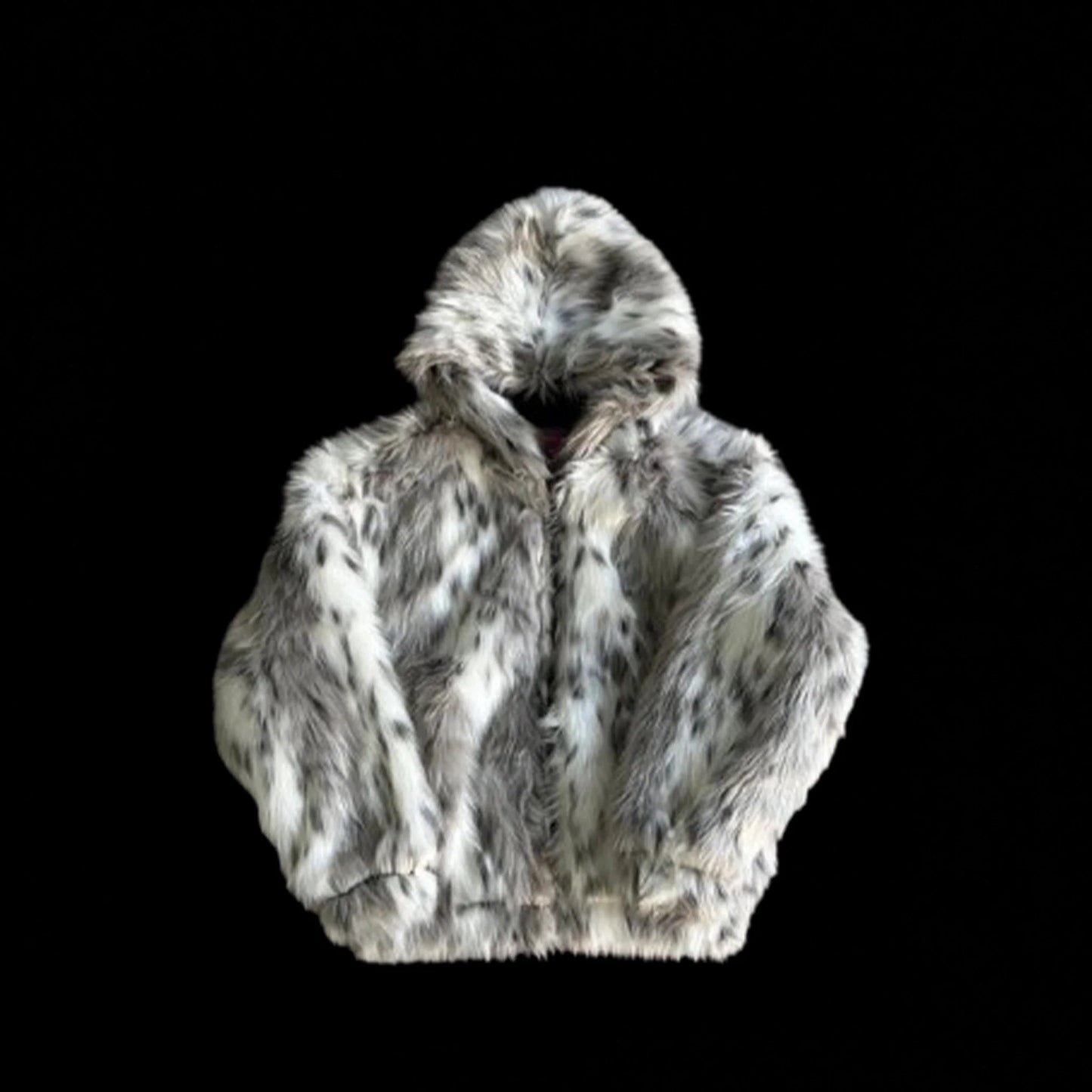 CORTEIZ HOODED FUR JACKET (MULTI)