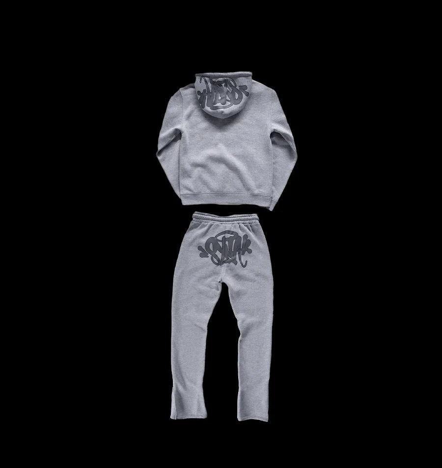 SYNAWORLD 'SYNA LOGO' TRACKSUIT - (GREY/GREY)