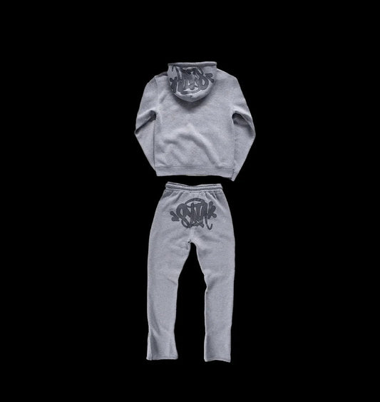 SYNAWORLD 'SYNA LOGO' TRACKSUIT - (GREY/GREY)