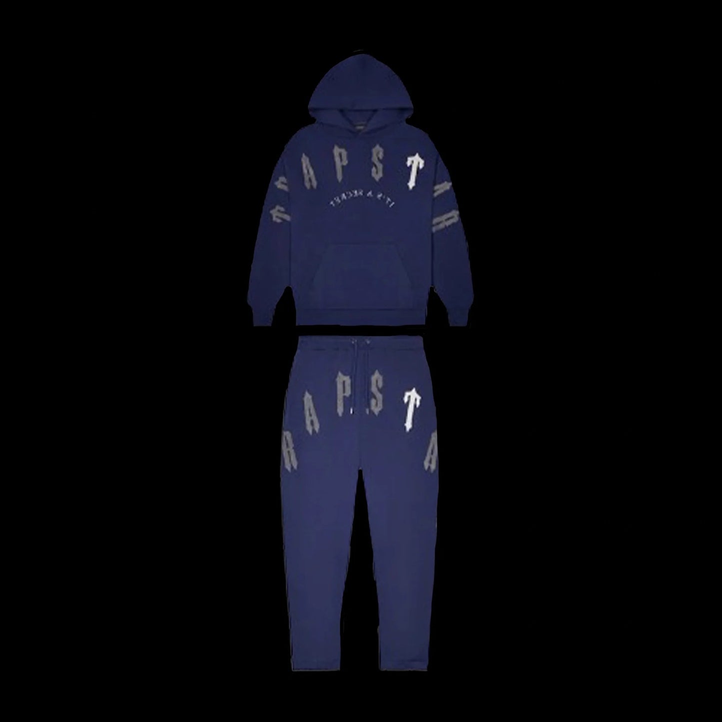 TRAPSTAR IRONGATE ARCH CHENILLE 2.0 TRACKSUIT (NAVY)