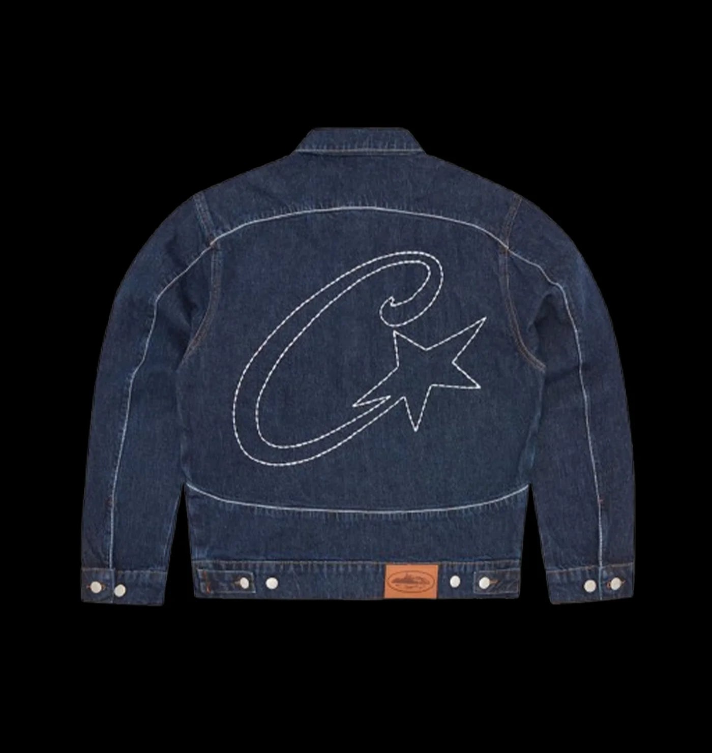 CORTEIZ C-STAR STITCH-DOWN DENIM JACKET (DARK WASH)