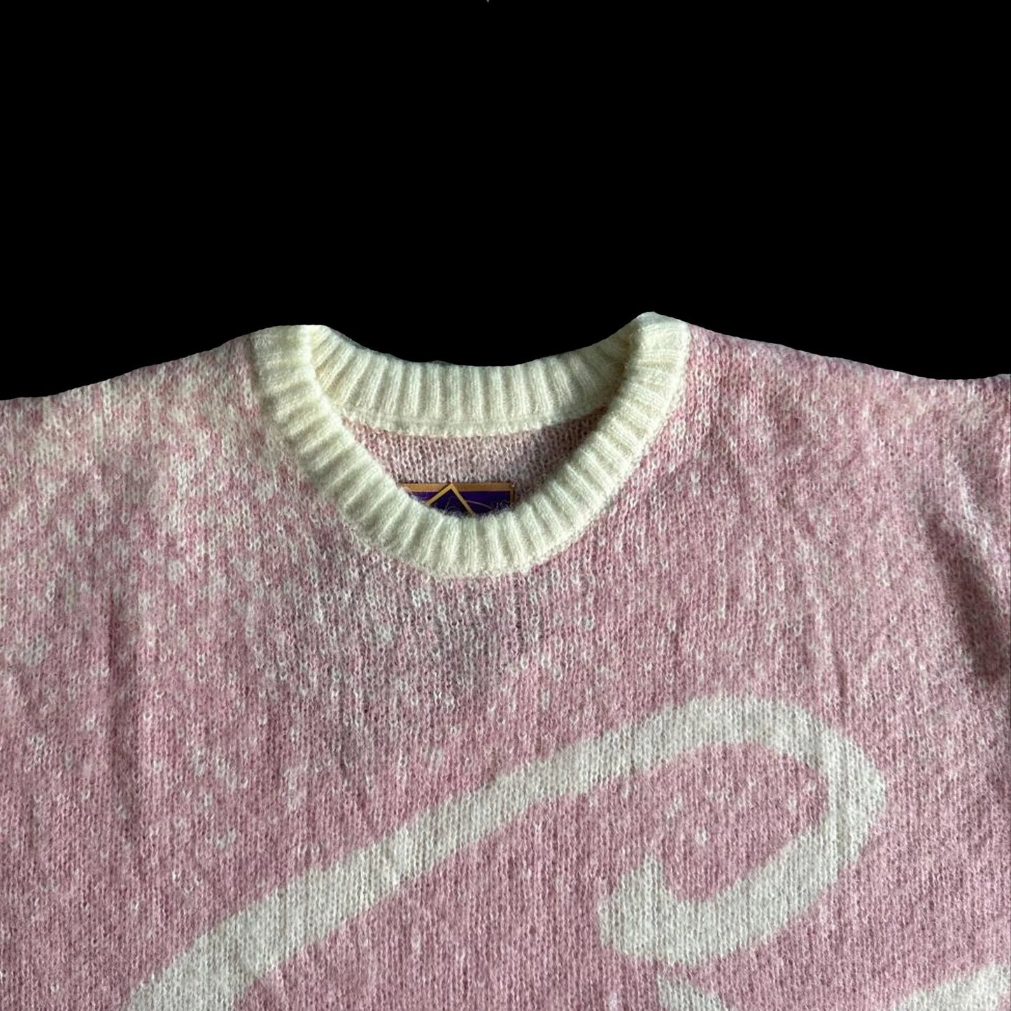 CORTEIZ C STAR GRADIENT MOHAIR KNIT SWEATER (PINK)