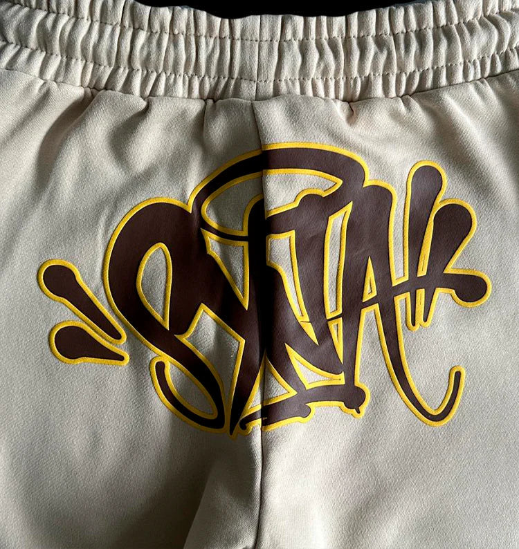 SYNAWORLD 'SYNA LOGO' TRACKSUIT - (CREAM)