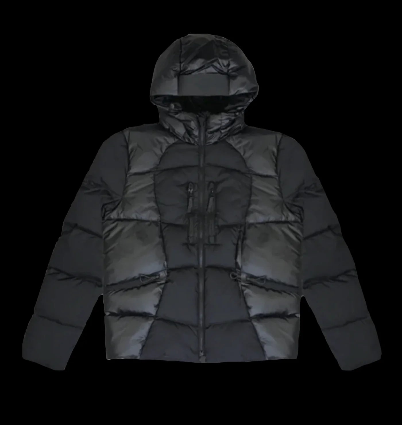 SYNA WORLD WAVE PUFFER JACKET - (BLACK)