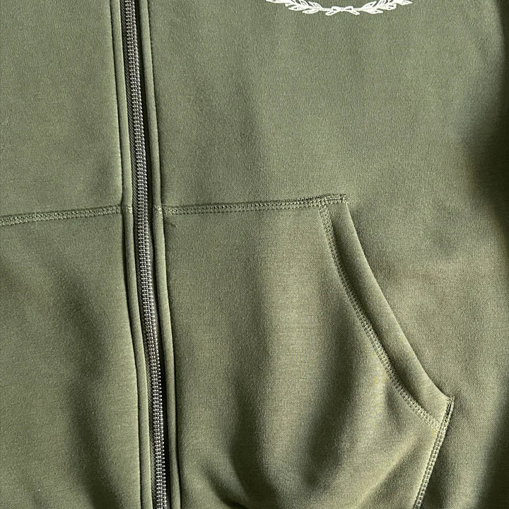 CORTEIZ SUPERIOR ROYALE ZIP TRACKSUIT (OLIVE)