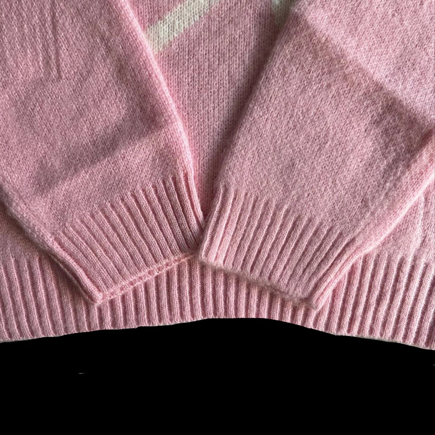 CORTEIZ C STAR GRADIENT MOHAIR KNIT SWEATER (PINK)