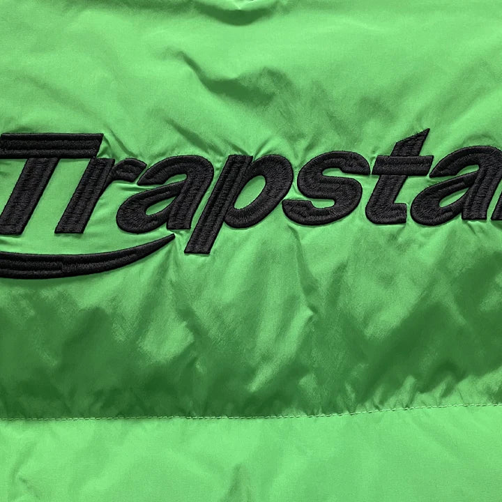 TRAPSTAR HYPERDRIVE HOODED PUFFER (GREEN)