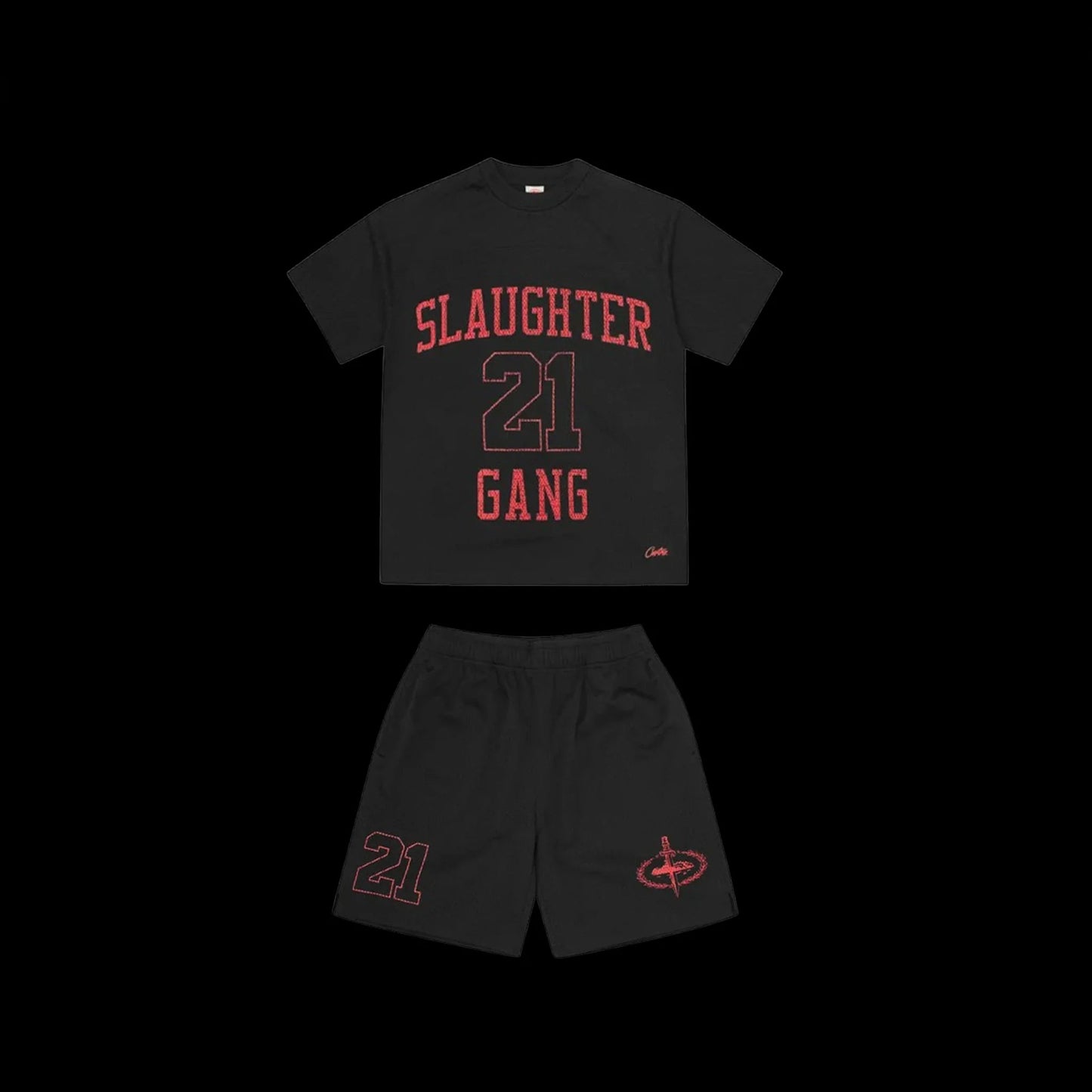 CORTEIZ X SLAUGHTER GANG 21 SAVAGE MESH TRACKSUIT