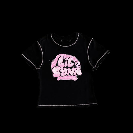 SYNAWORLD WOMEN'S LIL TEE (BLACK)