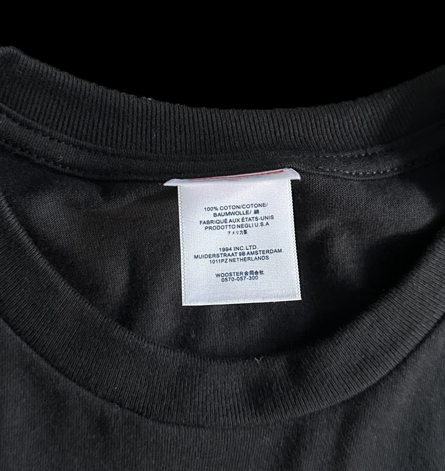 SUPREME X CORTEIZ ALCTRAZ TEE (BLACK)