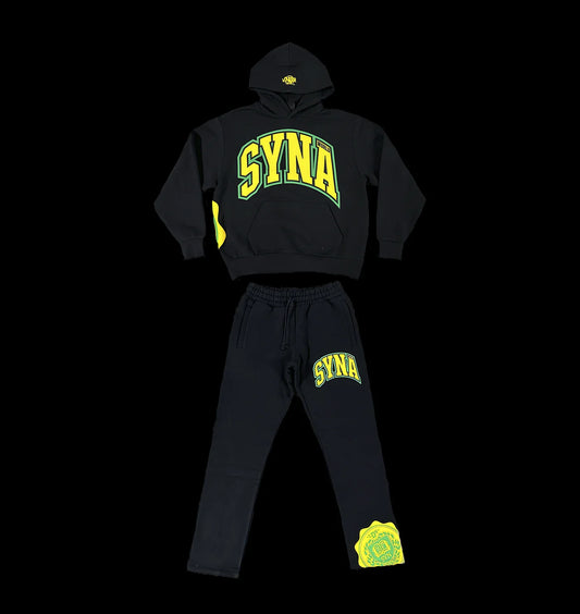 SYNA CREST PACK LOGO TRACKSUIT (BLACK)